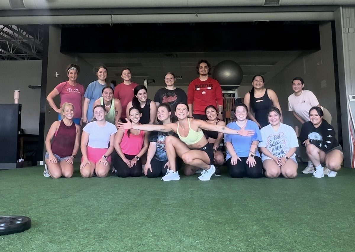 Mallory with her Forever Rising coaching community